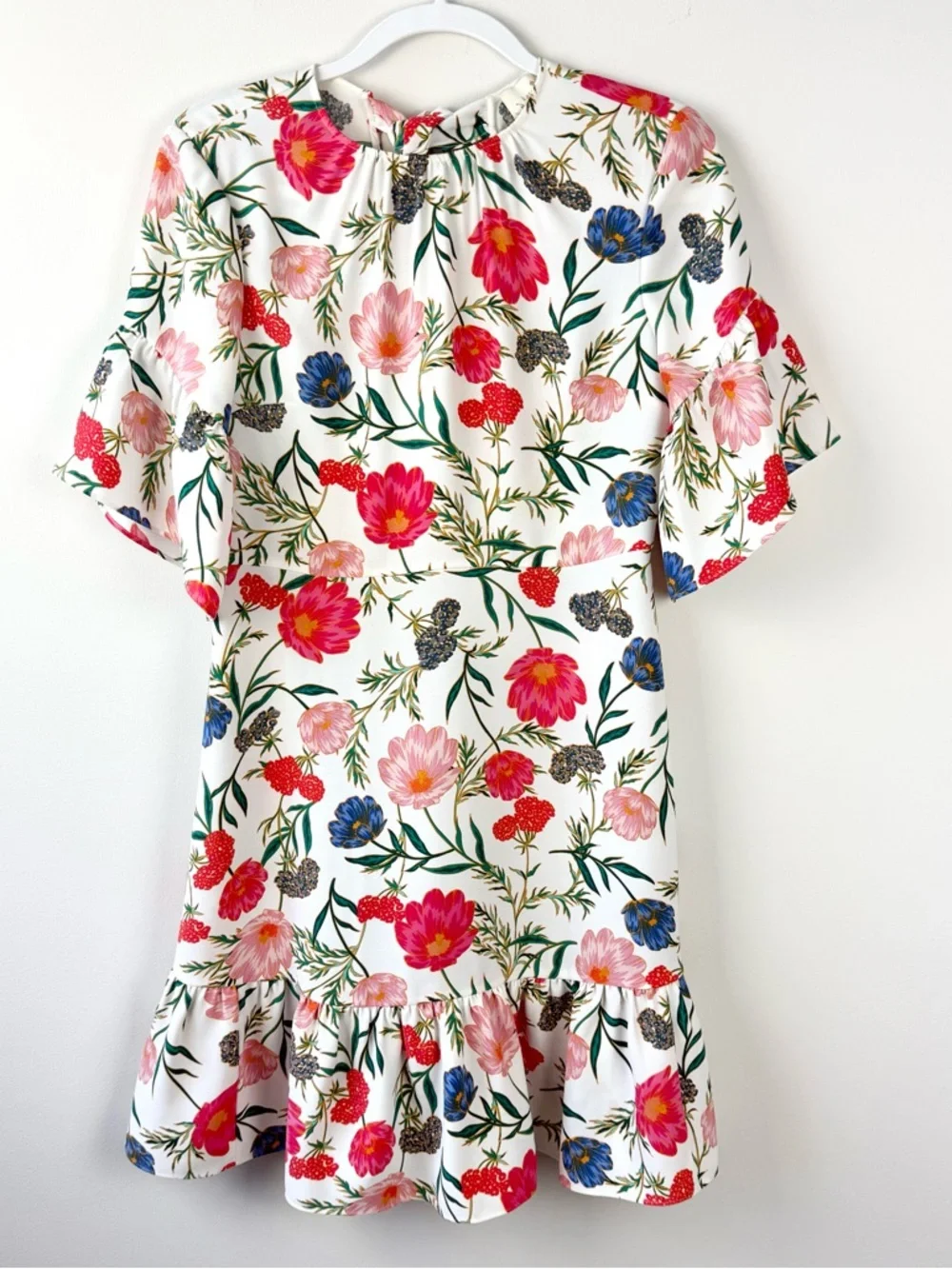 Kate Spade White Floral Mini Dress